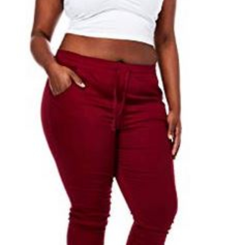 Twill Joggers with drawstring